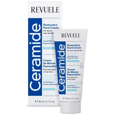 Crema reparatoare cu ceramide pentru maini, 80 ml, Revuele — preț și oferte
