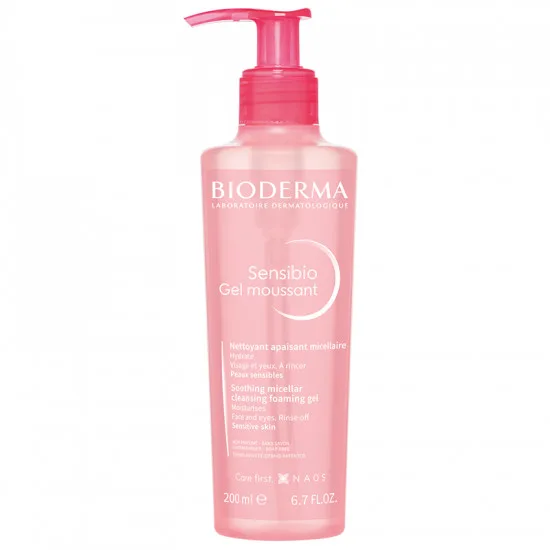 Gel spumant calmant si hidratant Sensibio, 200 ml, Bioderma — preț și oferte