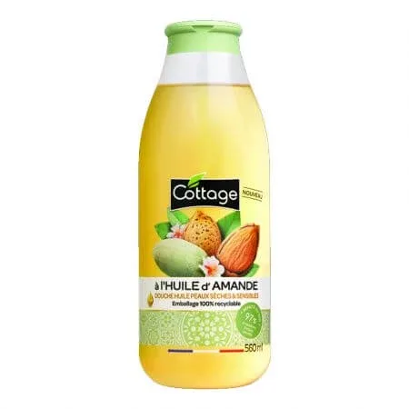 Gel de dus nutritiv cu ulei de migdale, 560 ml, Cottage — preț și oferte