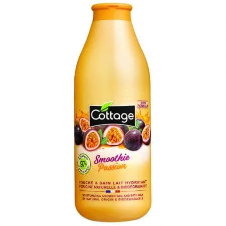 Lapte de dus hidrtatant Smoothie Passion, 750 ml, Cottage — preț și oferte