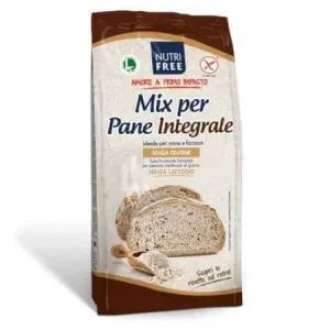 Mix fara gluten pentru paine integrala, 1000 g, Nutrifree