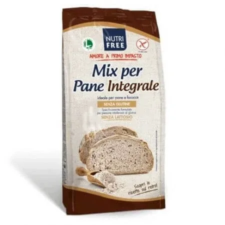 Mix fara gluten pentru paine integrala, 1000 g, Nutrifree — preț și oferte