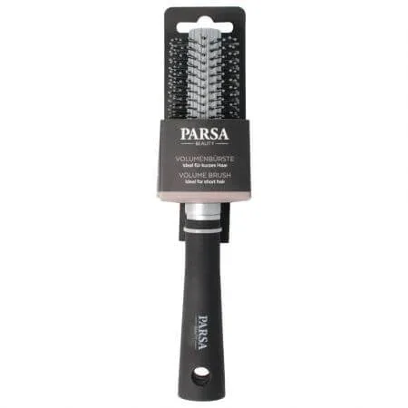 Perie de par Trend Line perie rotunda foehn cu peri plastic - Argintiu, 1 bucata, Parsa Parsa Beauty — preț și oferte