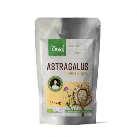 Pudra Bio Astragalus, 125 g, Obio — preț și oferte