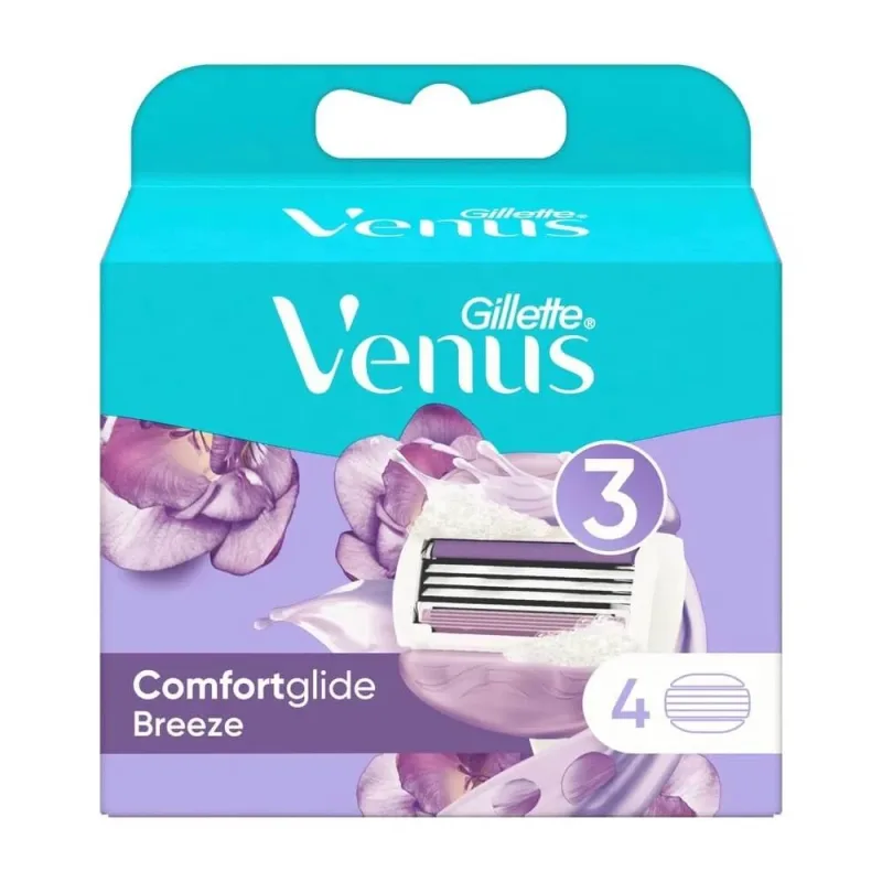 Rezerve pentru aparatul de ras pentru femei Venus ComfortGlide Breeze, 4 bucati, Gillette — preț și oferte
