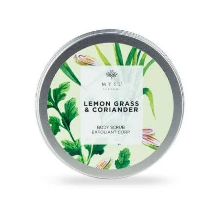 Exfolian pentru corp, Lemongrass si Corioander, 185 ml, Mysu Parfume — preț și oferte