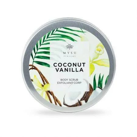 Exfolian pentru corp, Coconut si Vanilla, 185 ml, Mysu Parfume — preț și oferte