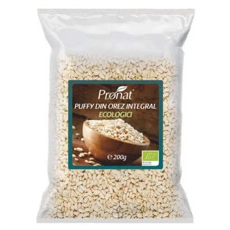 Puffy Bio din orez expandat natu, 200 g, Pronat — preț și oferte