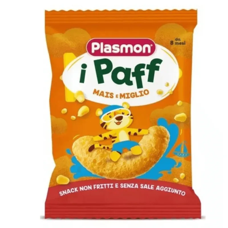 Pufuleti pentru bebelusi cu Naut si Dovleac, 8 luni+, 15 g, Plasmon — preț și oferte
