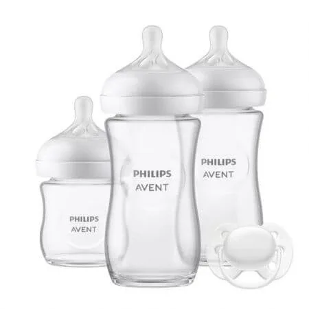 Set biberoane din sticla Natural Response, Philips Avent — preț și oferte