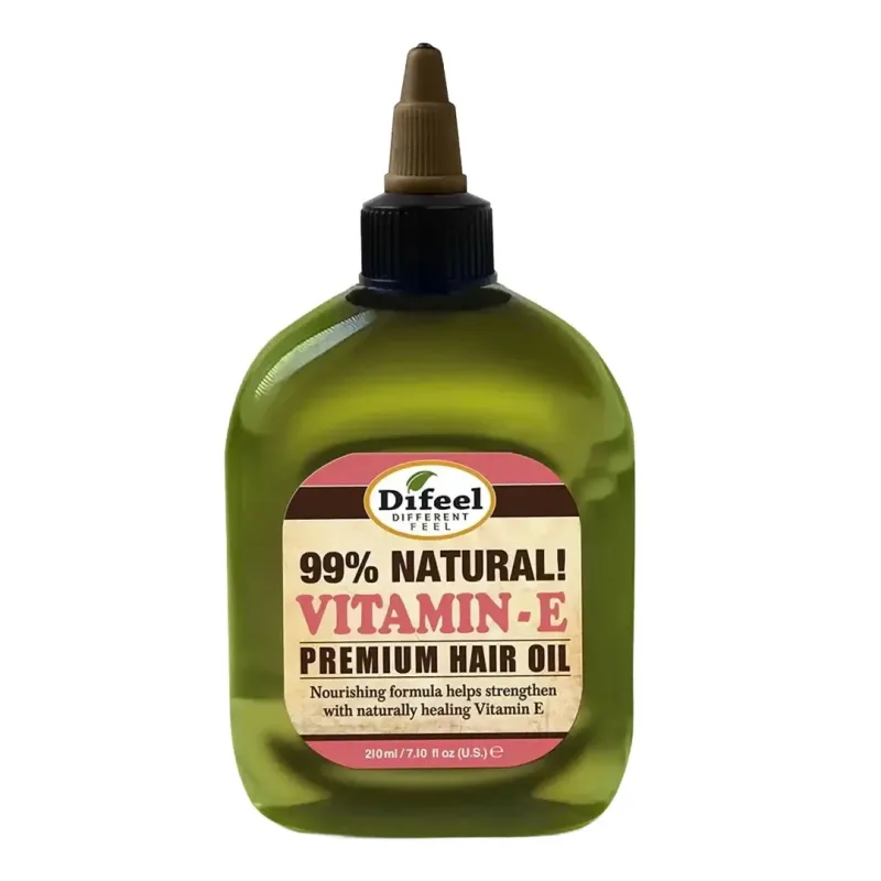 Ulei tratament premium pentru par Difeel 99% Natural cu Vitamina E, 75 ml — preț și oferte