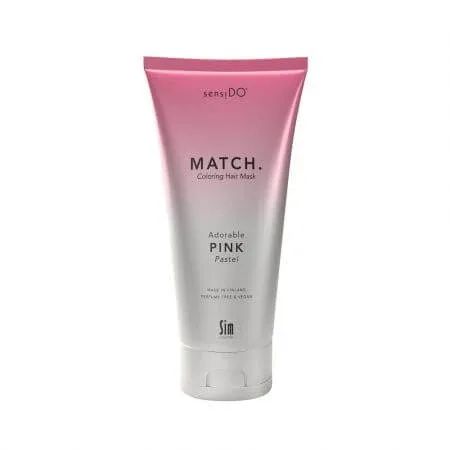 Masca de par coloranta Adorable Pink Pastel, 200ml, Sensido Match — preț și oferte