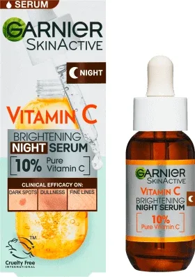Garnier Skin Naturals Ser de noapte pentru față cu vitamina C, 30 ml — preț și oferte