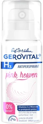Gerovital Deodorant spray pink heaven, 40 ml — preț și oferte