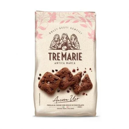 Biscuiti cu cacao si bucati de ciocolata, 315 g, Tre Marie — preț și oferte
