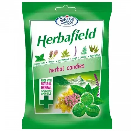 Dropsuri cu aroma de menta si plante, 85 g, Herbafield — preț și oferte