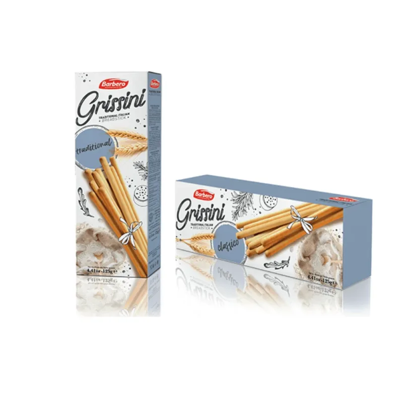 Grisine italiene traditionale cu ulei vegetal, 125 g, Barbero — preț și oferte