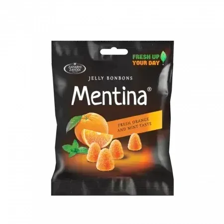 Jeleuri cu aroma de menta si portocale, 80g, Mentina — preț și oferte