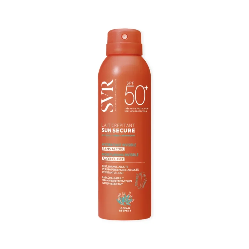 Lapte spumant efervescent SPF 50 Sun Secure, 200 ml, SVR SVR LABORATORIES — preț și oferte