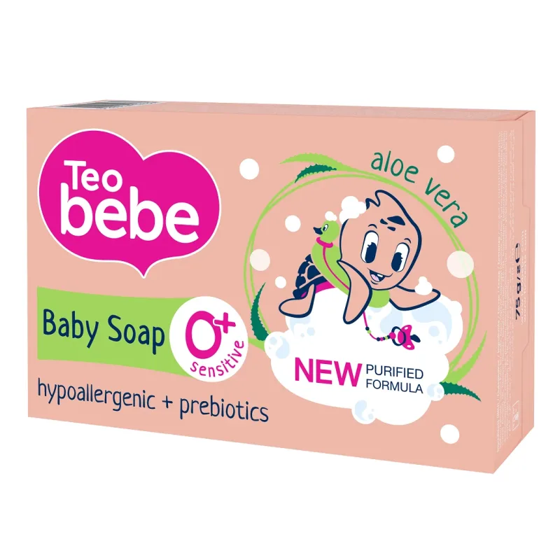 Sapun cu aloee vera, 75 gr, Teo Bebe — preț și oferte