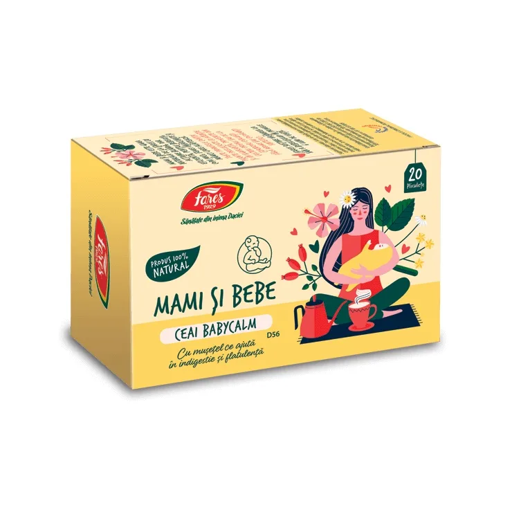 Ceai Babycalm, 20 plicuri, Fares — preț și oferte