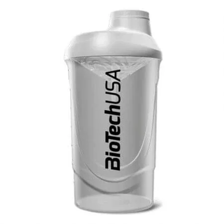 Shaker Wave, Transparent, 600 ml, Biotech USA — preț și oferte