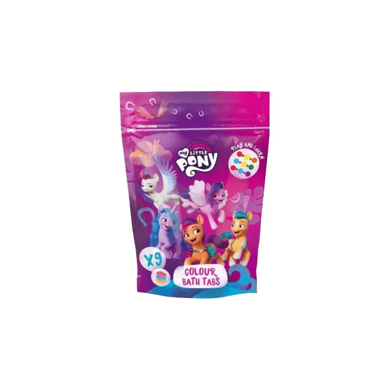 Tablete colorate pentru baie My Little Pony, 9 x 16 g, Edg — preț și oferte
