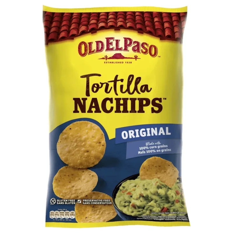 Tortilla chips original, 185 g, Old El Paso — preț și oferte