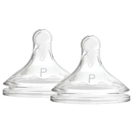 Tetine gat larg din silicon pentru prematuri Options Plus, 2 bucati, Dr Browns — preț și oferte