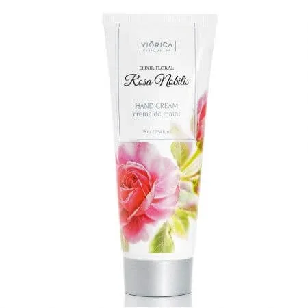Crema de maini Elixir Floral Rosa Nobilis, 75 ml, Viorica — preț și oferte