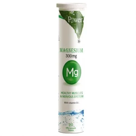 Magneziu 300 mg cu vitamina B6, 20 tablete, Power of Nature — preț și oferte