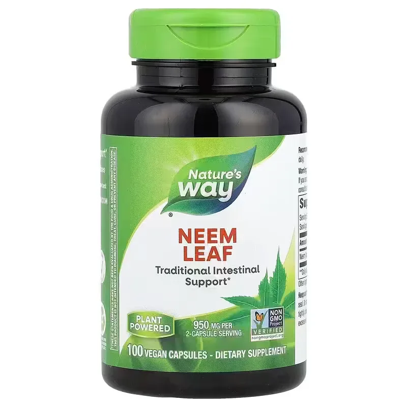 Neem Leaf Nature's Way, 100 capsule, Secom — preț și oferte