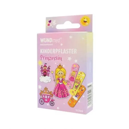 Plasture copii Printesa, 10 bucati, Wundmed — preț și oferte