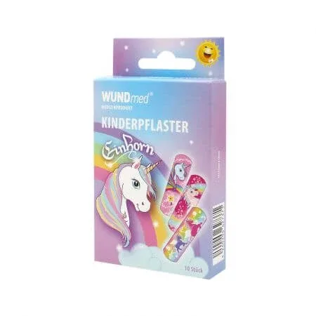 Plasture copii Unicorn, 10 bucati, Wundmed — preț și oferte