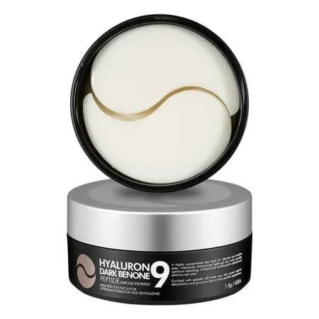 Plasturi pentru ochi cu acid hyaluronic, peptide si benon negru, 60 bucati, Medi-Peel — preț și oferte