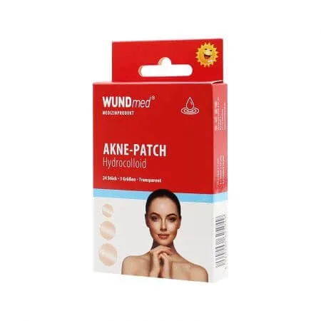 Plasturi pentru acnee, 24 bucati, Wundmed — preț și oferte