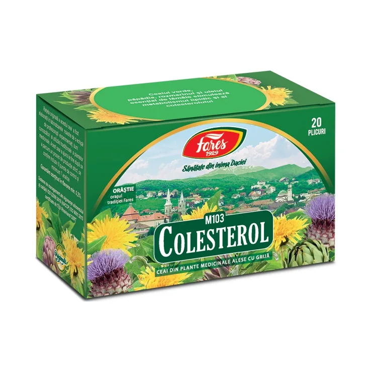 Ceai colesterol x 20dz (Fares) — preț și oferte