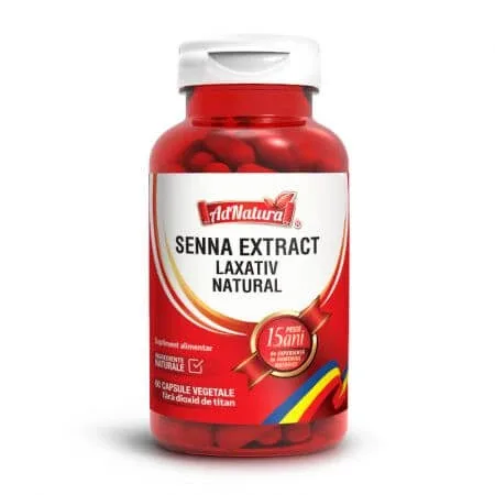 Senna Extract, 60 capsule, AdNatura — preț și oferte