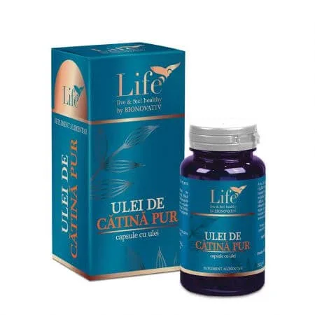 Ulei pur de catina, 30 capsule, Bionovativ — preț și oferte