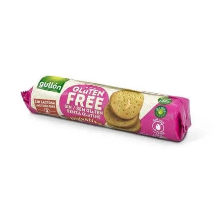 Bicuiti digestivi integrali fara gluten, 150 g, Gullon — preț și oferte