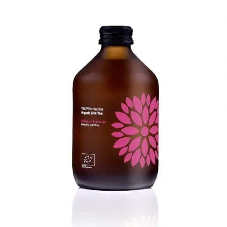 Ceai Kombucha Mango-Maracuja Bio, 330 ml, Vigo — preț și oferte