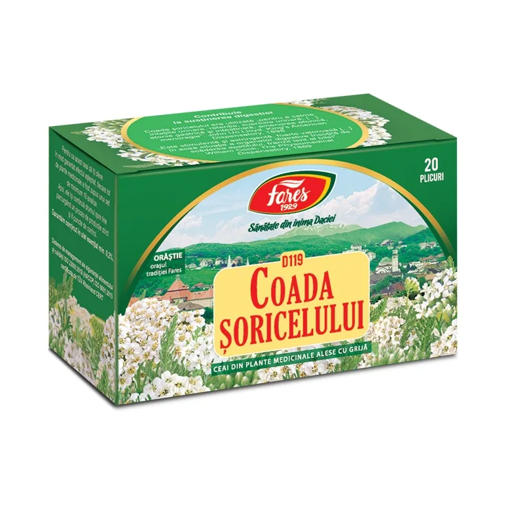 Ceai Coada Soricelului, D119,20 plicuri, Fares — preț și oferte