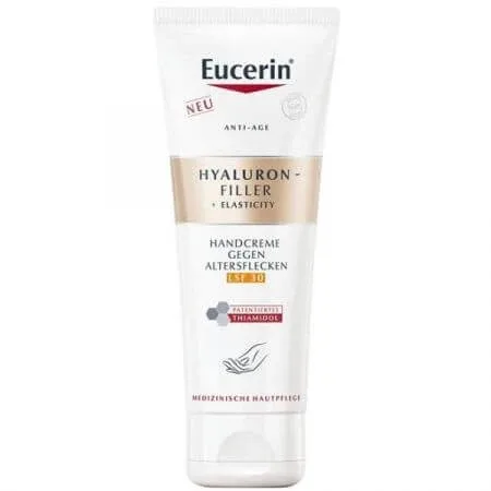 Eucerin Hyaluron Filler + Elasticity Crema de maini impotriva petelor pigmentare, 75 ml — preț și oferte