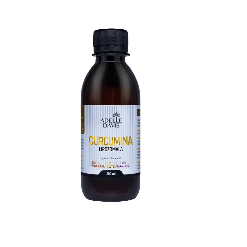 Curcumina Lipozomala, lichid, 200 ml, Adelle Davis — preț și oferte