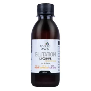 Glutation Lipozomal, aroma de ananas, lichid, 200 ml, Adelle Davis