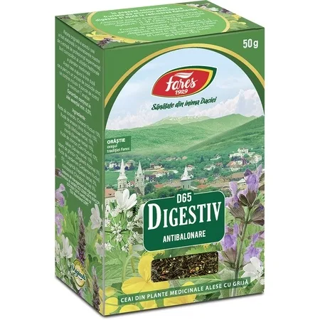Ceai Digestiv D65, 50 g – Fares — preț și oferte