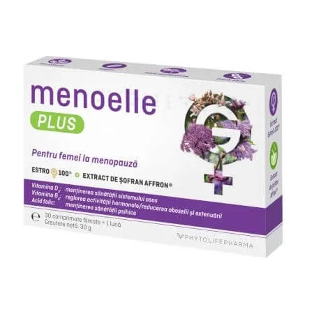 Menoelle Plus, 30 comprimate, PhytoLife Nutrition — preț și oferte