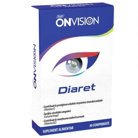 Onvision Diaret, 30 capsule, Onvision SUN WAVE PHARMA — preț și oferte