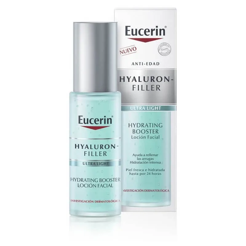 Eucerin Hyaluron Filler Ser booster cu textura lejera cu efect triplu anti-imbatranire, 30 ml — preț și oferte