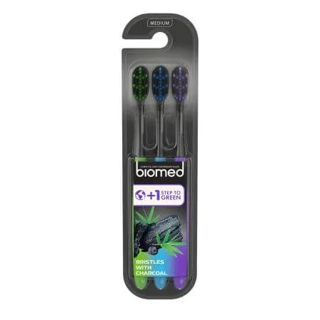 Set periute de dinti Medium, 3 bucati, Biomed — preț și oferte
